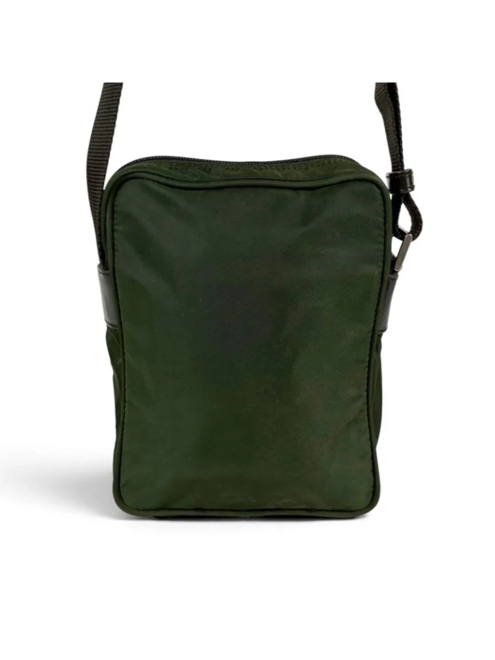 Prada Tessuto Nylon Triangle Logo Cross Crossbody